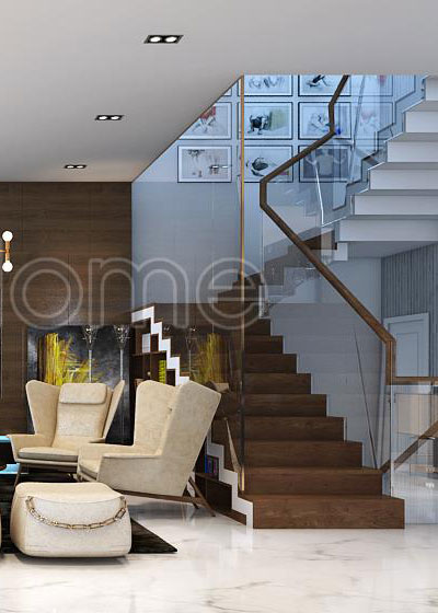 Cầu thang hiện đại đẹp CT - 020
