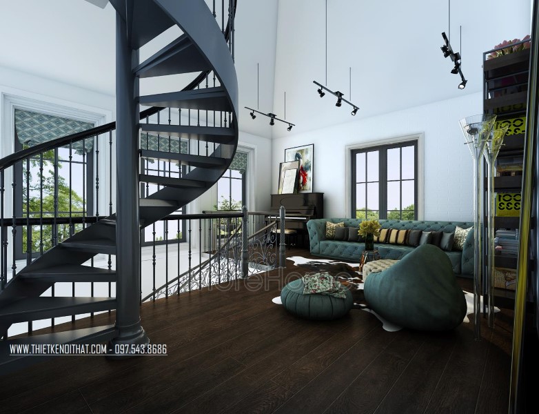 Mẫu cầu thang trụ sắt- xương cá sắt cổ điển tại Hà Nội - CT 0035 Mẫu cầu thang trụ sắt- xương cá sắt cổ điển tại Hà Nội - CT 0035