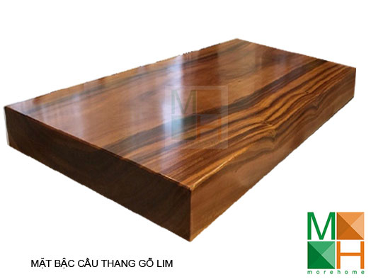 Mặt bậc cầu thang gỗ lim