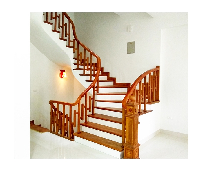 Tay vịn cầu thang gỗ căm xe đẹp giá tốt Tay vịn cầu thang gỗ căm xe đẹp giá tốt
